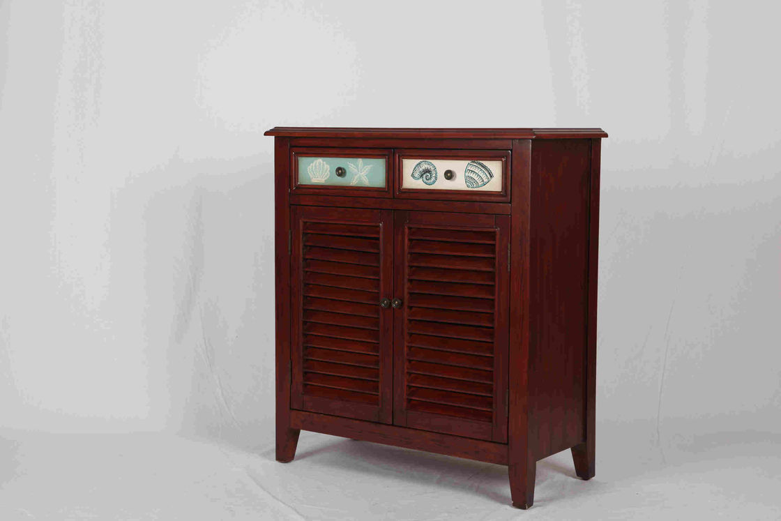 Van het okkernootbureau/Huis Opslagkabinetten met Deuren Soild Houten L81*W38.5*H91CM